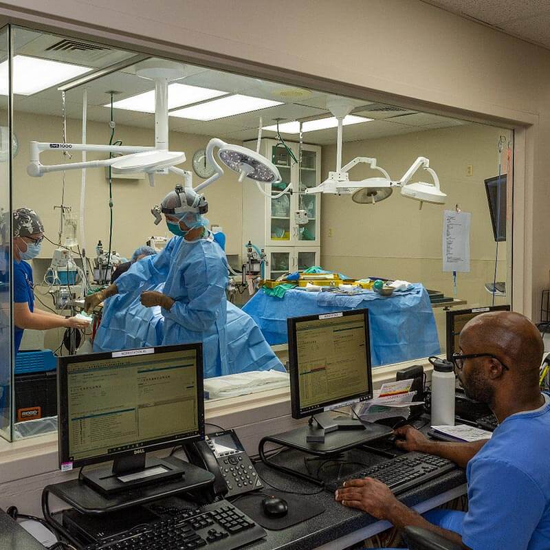 Our surgical suite Our surgical suite